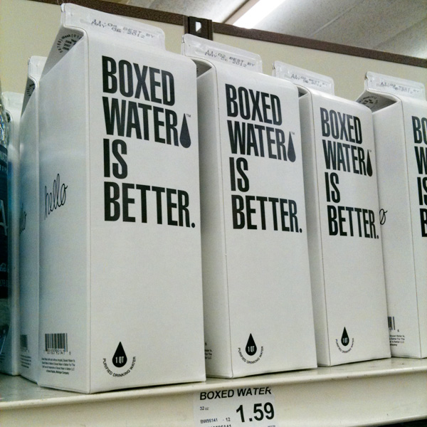 BOXED WATER IS BETTER.| ラララハワイ生活。